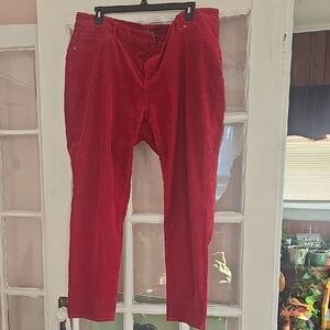 Red Corduroy Pants